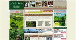 Desktop Screenshot of kerala-tourism-india.com